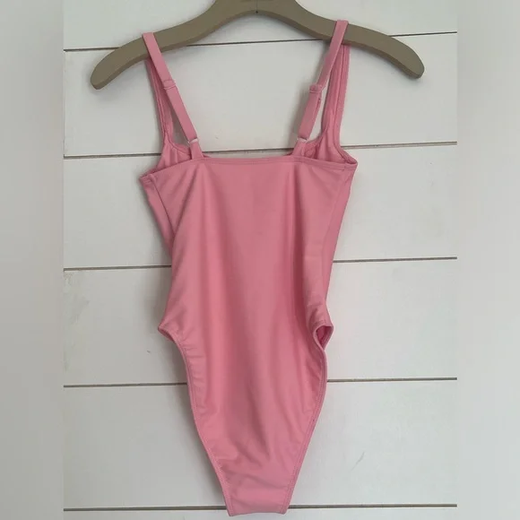 NWOT free people Seea Ginger One Piece Pink swimsuit - Picture 7 of 10